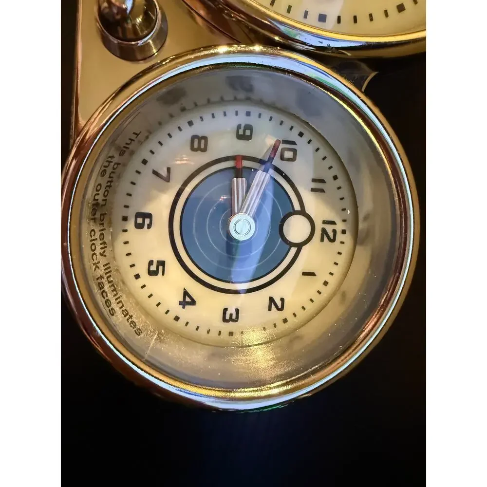 Pottery Barn Light Up Dashboard Clock with Box Works Perfectly